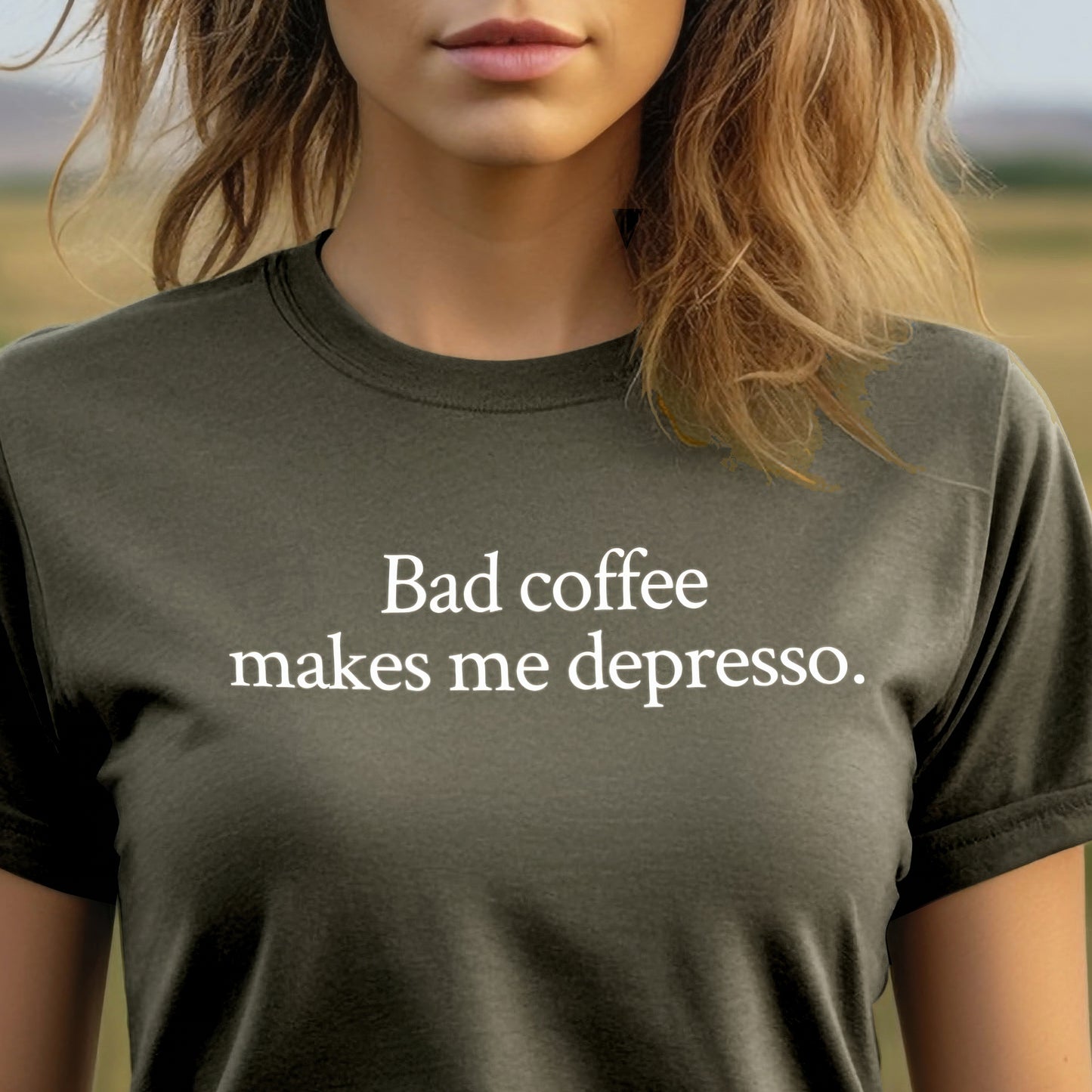 Bad coffee makes me depresso.