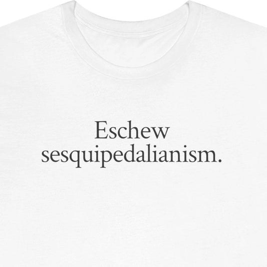 Eschew sesquipedalianism.
